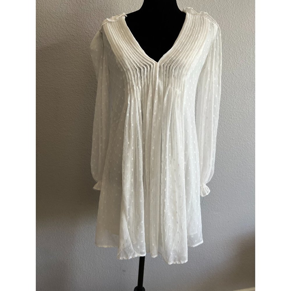 ZARA FLOWY RUFFLED DRESS